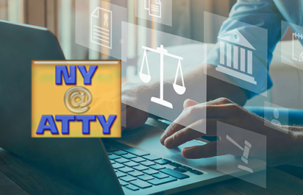 New York Attorney Online Services, E-Courts Graphic