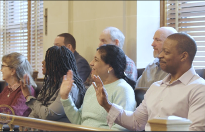 jury in a jury box