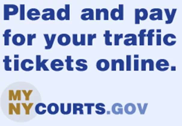 Plead and pay for your traffic tickets online at mynycourts.gov